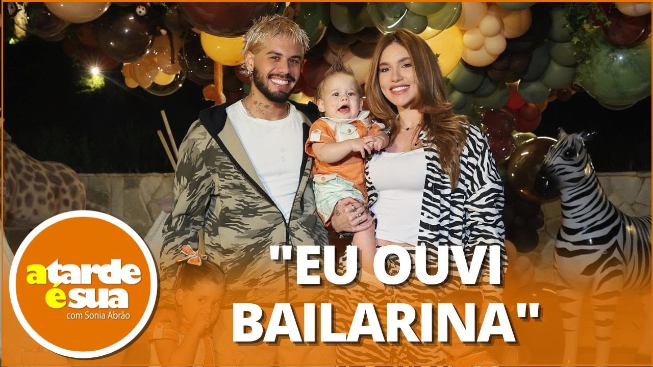 Zé Felipe e bailarina Sonia Abrão analisa áudio vazado sobre suposto affair do cantor