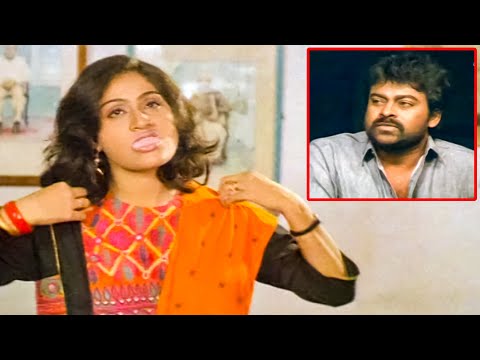 నాతో పెట్టుకోకు ఇత్తడైపోద్ది 🥴🤪| Chiranjeevi - Vijaya Santhi Superhit Comedy Scene | VolgaMovie