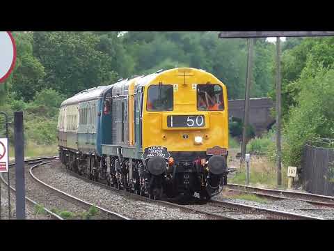 The Chopper Topper Returns Pathfinder Railtour 4x Class 20s at Cosford 02/07/2022 | I Like Transport