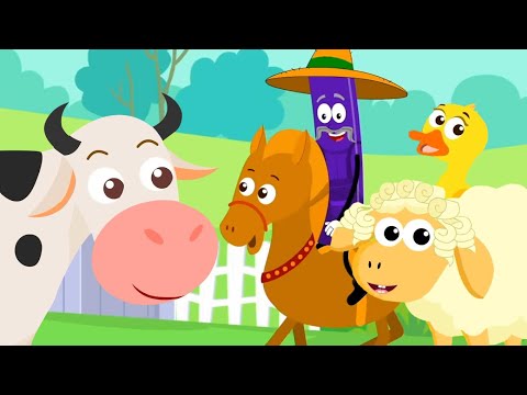 Old Macdonald Had A Farm, Animal Sound Song and Kids Rhymes