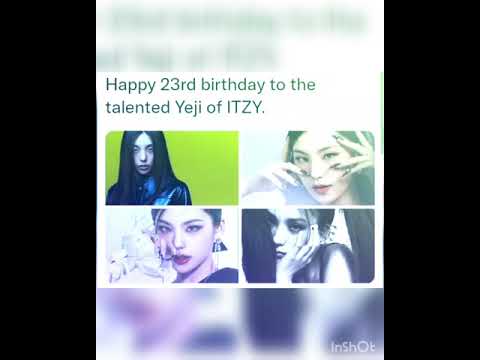 Happy 23rd birthday to the talented Yeji of ITZY.