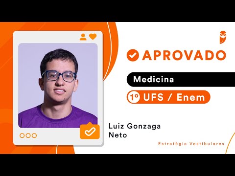 Luiz Gonzaga Neto - APROVADO em MEDICINA na UFS #vemseraprovadocoruja