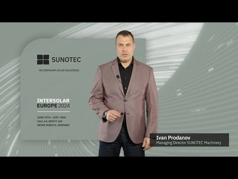 Visit us at Intersolar Europe 2024: Ivan Prodanov