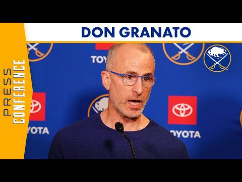 "These Guys Should Walk Out Of Here With Their Heads Up" | Sabres' Don Granato At End Of Road Trip