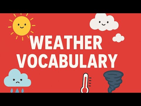 Learn Weather Vocabulary | English Words for Weather 🌧️