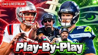 New England Patriots vs Seattle Seahawks LIVE 🔴 NFL Kickoff Game Watch Party + Play-By-Play