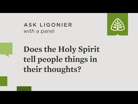 Does the Holy Spirit tell people things in their thoughts?