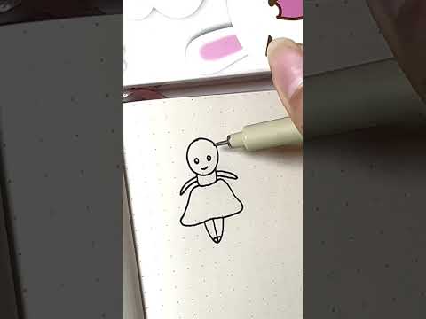como desenhar uma menina