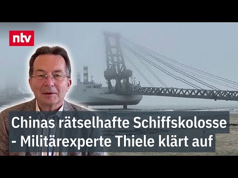 Chinas rätselhafte Schiffskolosse - Militärexperte klärt auf - Bilder gehen um die Welt
