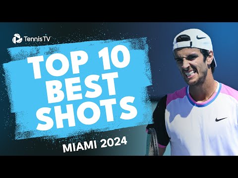 Musetti Tweener; Dimitrov Crazy Reactions & More | Top 10 Play From Miami 2024