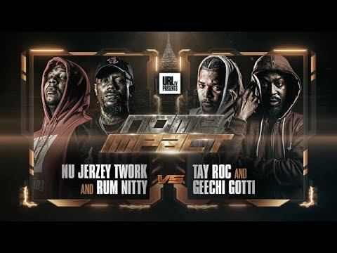 TAY ROC/ GEECHI GOTTI VS NU JERZEY TWORK/RUM NITTY | URLTV