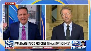 Dr. Rand Paul: Fauci Ignores Science of Natural Immunity - November 30, 2021