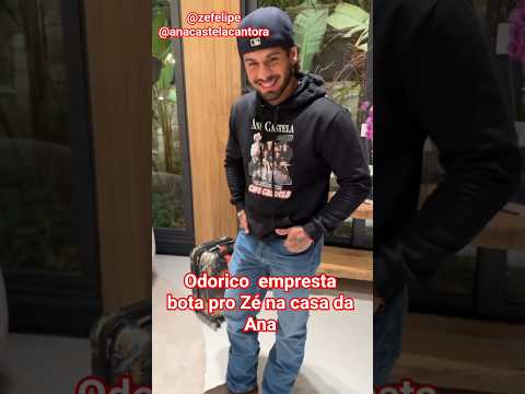 Zé Felipe na casa da Ana Castela #shorts #anacastelacantora #zefelipe #famosos