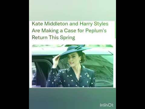 Kate Middleton and Harry Styles Are Making a Case for Peplum's Return This Spring