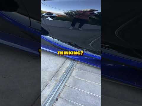 He Scratched His Bugatti on a Gate Rail! ๐ฑ๐ (ig @daviddobrik)