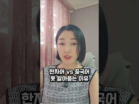 <strong>중국어</strong> 할 때 한국어 한자어로 말하면 못 알아듣는 이유 / 한국어 <strong>중국어</strong> 차이