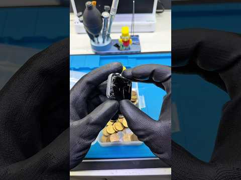 Apple Watch série 3 42mm com a tela só um Tikin quebrada para recuperar e trocar apenas o vidro