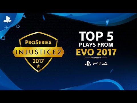 Injustice 2 ? Top 5 Plays from Evo 2017 | PS4