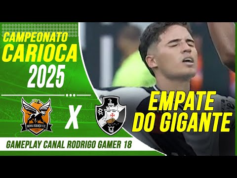 NOVA IGUAÇU X VASCO AO VIVO (COM IMAGENS !!!) CAMPEONATO CARIOCA 2025 - ASSISTA AGORA!