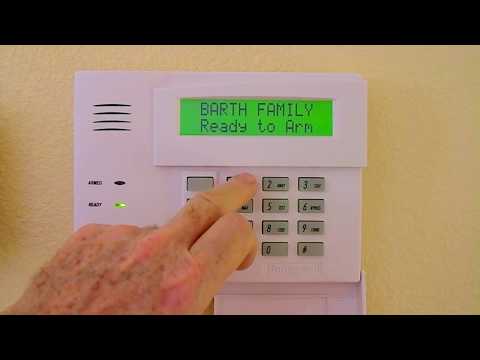 honeywell alarm panel reset code