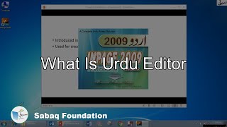 What Is Urdu Editor