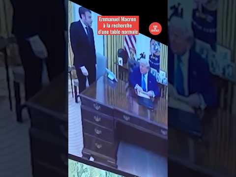 Macron et son fiasco d'avoir une table normale chez les dirigeants des puissances mondiales