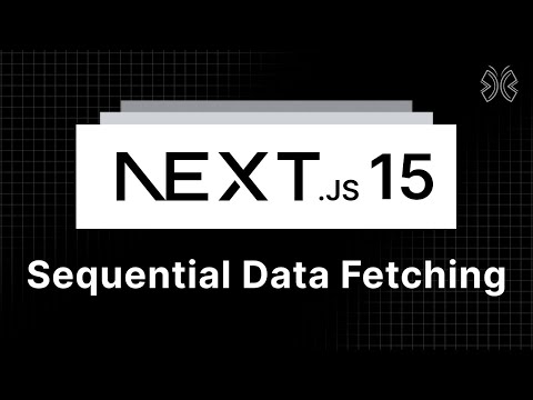 Next.js 15 Tutorial - 70 - Sequential Data Fetching