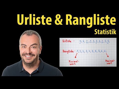 Urliste und Rangliste - Statistik und Wahrscheinlichkeitsrechnung | Lehrerschmidt