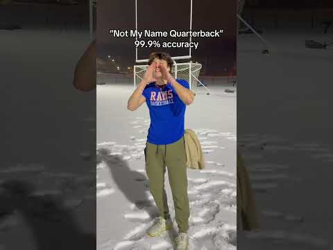 Not my name quarterback #funny #accuracy #noahbeck #viralvideo