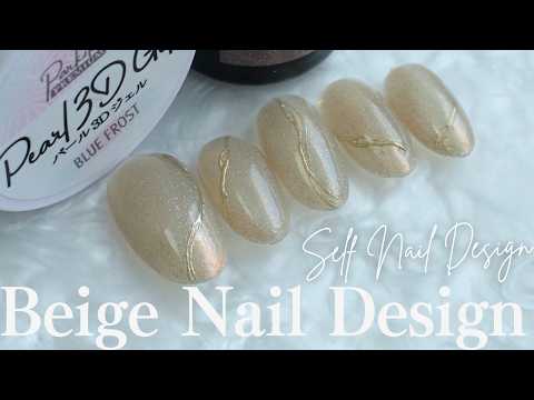 カラージェルは100均の2色だけ💅シンプルデザイン好きな色で真似してみてね✨