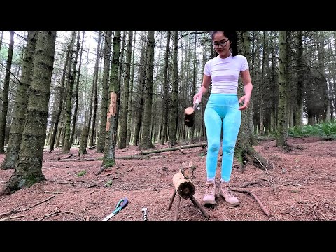 How to make Doggy, Happy, Forest Bushcraft Fun, Camping hacks, tips n trix