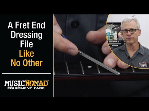 Fix Guitar Fret Sprout and Sharp Fret Ends with MusicNomad's Diamond Coated Fret End Dressing File