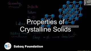 Properties of Crystalline Solids