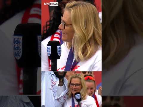 Lionesses celebrate Euros win in style