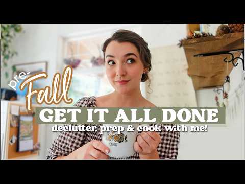 🍂I LOVE AUTUMN (but it's still Summer... so let's get some stuff DONE!) | non-delulu Fall prep VLOG