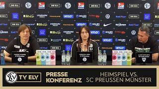 TVELV // Pressekonferenz - SV Elversberg vs. SC Preußen Münster / 3:0