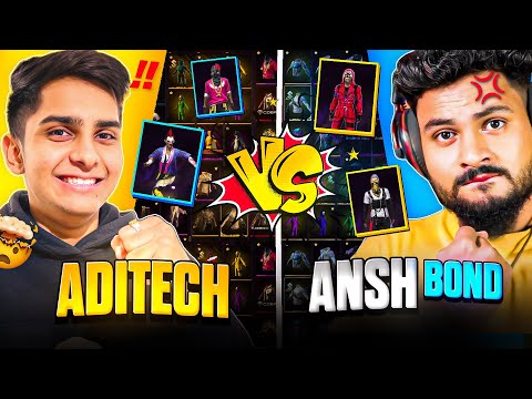 Ansh Bond Vs Aditech Collection Battle Gone Wrong 😱 Most Awaited Video 🤯 - Free Fire Max