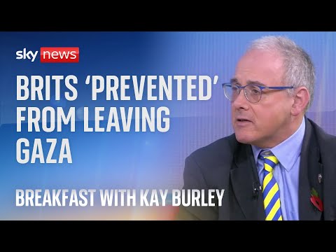 Israel-Hamas war: Brits 'prevented' from leaving Gaza