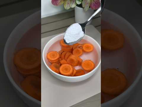 Ponle bicarbonato a la zanahoria