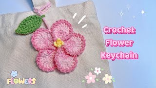 Crochet Flower Keychain ♡| Crochet Bag Charm | Móc Len Móc Khoá Bông Hoa