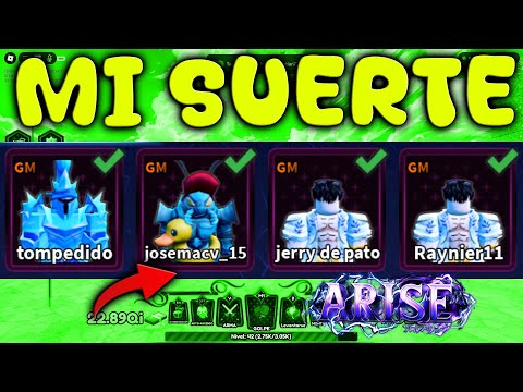 🚨MI SUERTE ES INCREIBLE EN ARISE CROSSOVER ROBLOX
