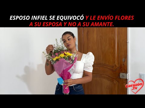 Esposo infiel se equivocó y le envío flores a su esposa y no a su amante.