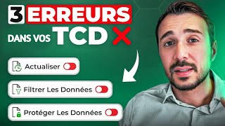 EXCEL - 3 erreurs à éviter dans vos Tableaux Croisés Dynamiques ❌