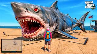 Ich FINDE MEGALODON HAI in GTA 5!