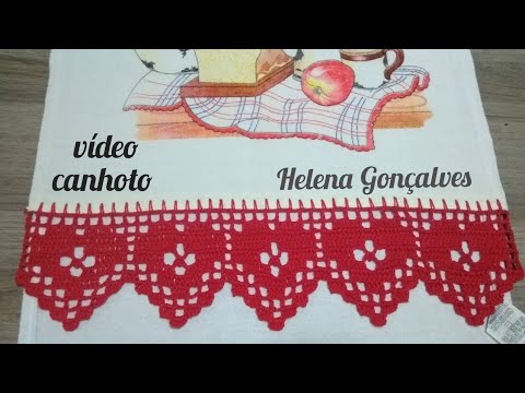 Barrado coração canhoto 💓❤️#helenagonçalves #crochet #croche #semprecirculo #barradodecroche