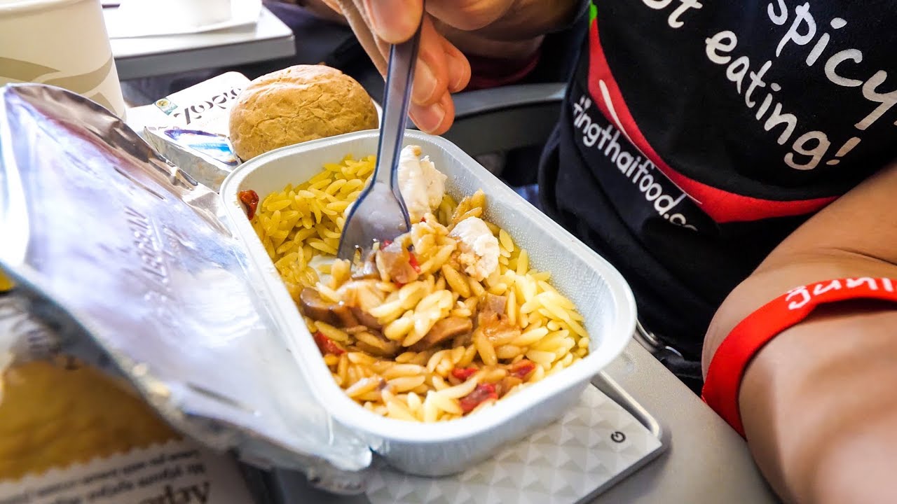 Aegean Airlines FOOD REVIEW - Flying from Munich to Athens, Greece! - Mark Abroad
