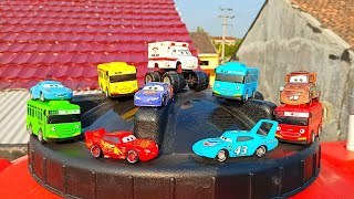 Mainan Disney Pixar Cars Lightning Mcqueen, Tow Mater, Tayo the Little Bus, Tayo, Rogi, Gani, Lani