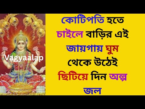 কোটিপতি হতে চাইলে বাড়ির এই জায়গায় ঘুম থেকে উঠেই ছিটিয়ে দিন অল্প জল