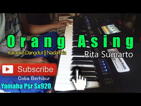 Orang Asing - Rita Sugiarto (Karaoke Dangdut) Nada Cowok/Pria