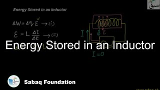 Energy Stored in an Inductor